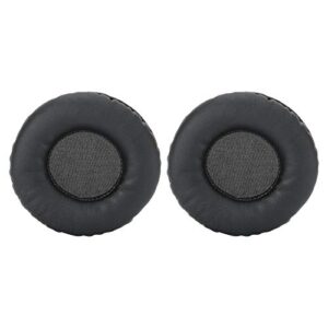 limouyin durable foam ear pad replacement cushions, 75mm/3.0in headphone universal ear cushions replacement headset noise reduction foam ear pads covers black
