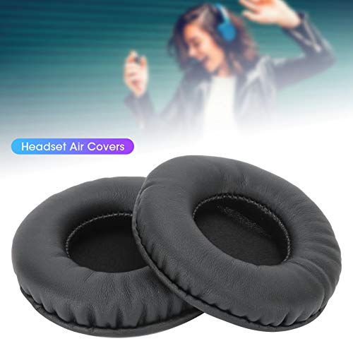 Limouyin Durable Foam Ear Pad Replacement Cushions, 75MM/3.0in Headphone Universal Ear Cushions Replacement Headset Noise Reduction Foam Ear Pads Covers Black