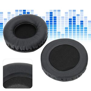 Limouyin Durable Foam Ear Pad Replacement Cushions, 75MM/3.0in Headphone Universal Ear Cushions Replacement Headset Noise Reduction Foam Ear Pads Covers Black