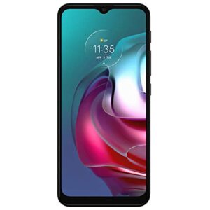 Moto G30 XT2129-2, 4G LTE, International Version (No US Warranty), 128GB, 6GB, Dark Pearl -GSM Global Unlocked (T-Mobile, AT&T, Metro) w/ Fast Car Charger Bundle