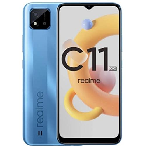 Realme C11 2021 Dual 32GB 2GB RAM Factory Unlocked (GSM Only | No CDMA - not Compatible with Verizon/Sprint) International Version - Blue