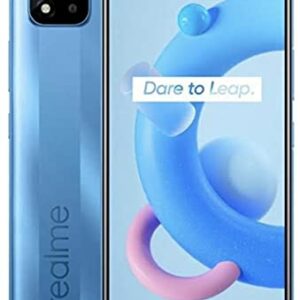 Realme C11 2021 Dual 32GB 2GB RAM Factory Unlocked (GSM Only | No CDMA - not Compatible with Verizon/Sprint) International Version - Blue