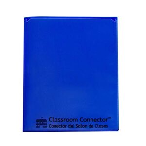 c-line classroom connector™ multi-pocket school-to-home portfolio, blue, 15/bx (32305), 9.5 x 11.75 x 0.25