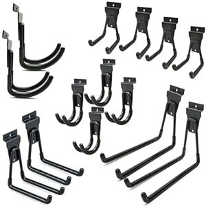 atoola slatwall hooks, garage slatwall accessories, multi size slatwall hooks and hangers, 14pack