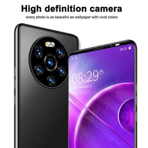 FOLOSAFENAR Smartphone,5.45in HD Full Screen Dual Card Dual Standby Mobile Phone,Face Recognition and Fingerprint Unlocking,Light and Fashion