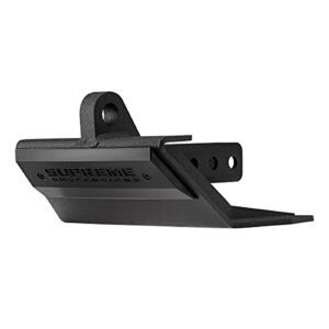 supreme suspensions - universal heavy-duty multi-function hitch skid plate with d-ring shackle mount | universal fit: compatible with any standard 2" hitch receiver
