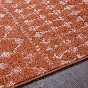 Artistic Weavers Elsie Global Bohemian Area Rug, 5 ft (3 in) x 7 ft (3 in), Burnt Orange