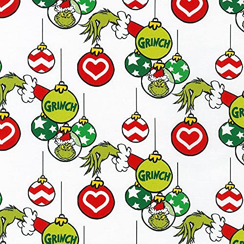 Robert Kaufman Fabrics How The Grinch Stole Christmas Dr Seuss Tree Ornaments