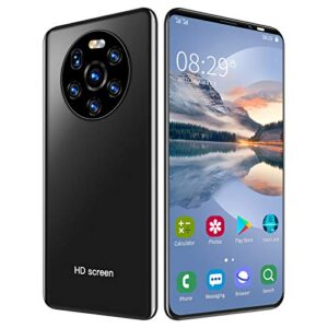 dilwe landvo mate40 pro 5.45in hd smartphone unlocked, full waterdrop screen phone, unlocked android cell phone, dual camera 2mp+5mp, 1gb+8gb, 2200mah battery(black)