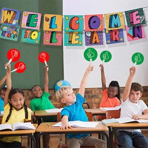 AncaSuna, Thumbs UpThumbs Down Paddles for Classroom Voting, Teacher Event Supplies and Auction Signs 24 Packs