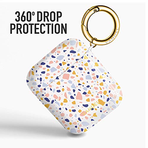 Vandel AirPod Case Cover for Women. Designer Apple AirPods Case for Women EarPods 2nd Generation & 1st Gen Hard Case with Aesthetic Design Case Keychain, for Women, Girls