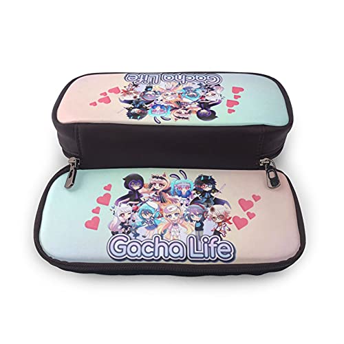 FUSTBIL Cute Large Pen Bag/Pencil Case Casual Cool Cute Student Learning Leather Custom Pencil Case Can Also Be Used As Purse Makeup Bag Fashion Pencil Case