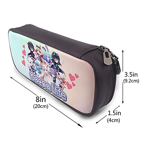 FUSTBIL Cute Large Pen Bag/Pencil Case Casual Cool Cute Student Learning Leather Custom Pencil Case Can Also Be Used As Purse Makeup Bag Fashion Pencil Case