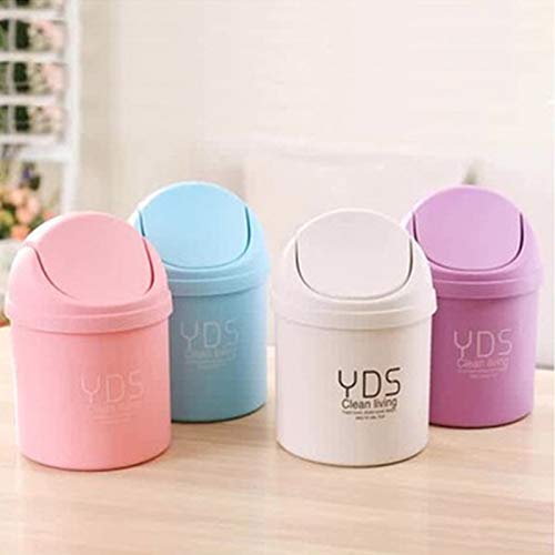 Trash Can Creative Desktop Mini Trash Can Covered Kitchen Living Room Desk Trash Box