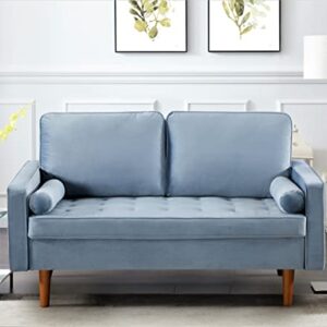 US Pride Furniture S5549-LV Love Seats, Light Grayish Cyan