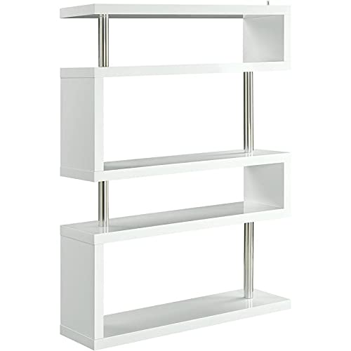 Acme Furniture Buck II Bookcase, White Finish