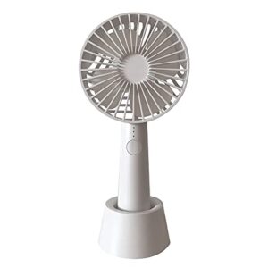 handheld fan with magnetic base, mini personal fan with 2200mah battery, 3 speed with 2-8 hours operated portable fan, mini/micro usb rechargeable fan for kids, grils, woman and man, for summer travel outdoor