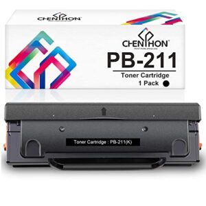 chenphon compatible pb-211 toner cartridge replacement for pantum pb-211 pb-211ev toner for pantum p2502w m6552nw m6550 m6550nw m6600 m6600nw m6602nw m6500nw p2500w p2207 (black 1-pack)