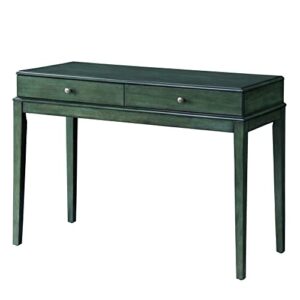 acme furniture manas writing desk, antique green