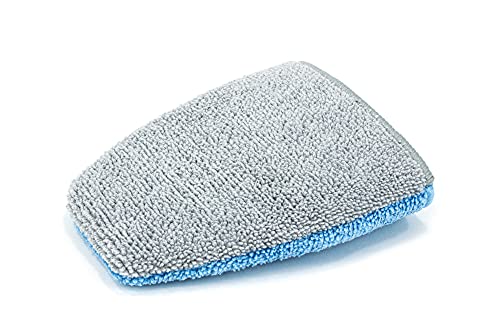 [Saver Mitt] Coating Applicator Fingertip Mitt with Barrier Layer (5 in. x 4 in.) Blue/Gray - 12 pack
