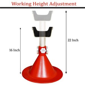 AAProTools Standard Size Farrier Stand Equine Trimming Shoeing Barefoot With Free Hoof Knife Gift