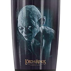 The Lord of the Rings Gollum Sneaking Stainless Steel Tumbler 20 oz Coffee Travel Mug/Cup, Vacuum Insulated & Double Wall with Leakproof Sliding Lid | Great for Hot Drinks and Cold Beverages