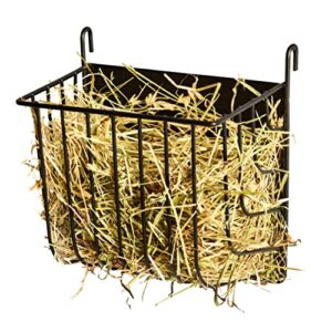 hay feeder for rabbit, guinea pig, bunny, chinchilla, heavy duty metal rack hay holder - 7.3x4.3x6.7 inch