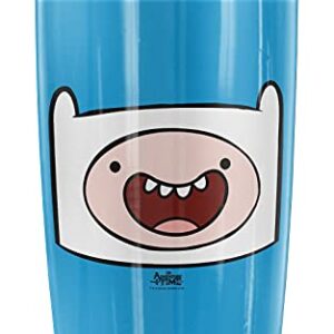 Logovision Adventure Time Finn Head Stainless Steel Tumbler 20 oz Coffee Travel Mug/Cup, Vacuum Insulated & Double Wall with Leakproof Sliding Lid | Great for Hot Drinks and Cold Beverages