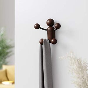 Umbra Woody Wall Hook Black/Walnut