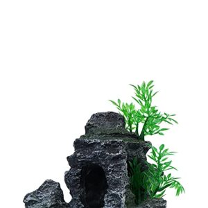 Mairuker Aquarium Mountain View Rock Landscaping Decorations, Fish Tank Thematic Ornaments [Large Sizes]