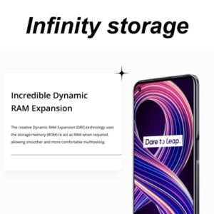 realme 8 5G Mobile Phone, Sim Free Unlocked Smartphone with Dimensity 700 5G Processor, 90Hz Ultra Smooth Display, 5000mAh Massive Battery, 48MP Nightscape Camera, Dual Sim, NFC, 4+64GB