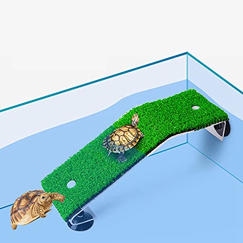 Mairuker Turtle Basking Platform Tortoise Ramp for Small Reptile Frog Terrapin - Small