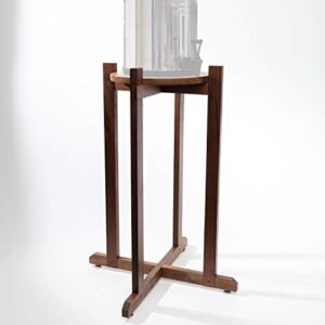 water filter stand for royal, big, imperial dispensers made in usa floor water dispenser holder (walnut)