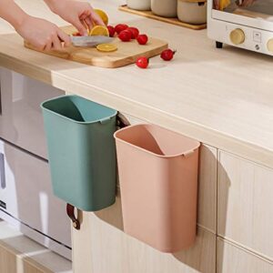 Trash Can Home Kitchen Slide Cover Hanging Trash Rubbish Garbage Can Waste Paper Basket