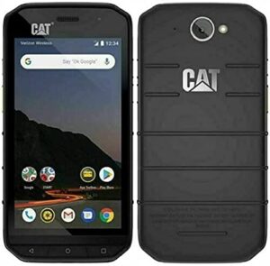 cat phones s48c 32gb rugged waterproof (sprint unlocked) smartphone - black (renewed)