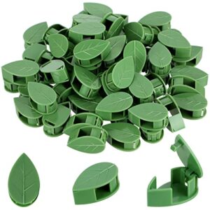 60 pieces plant climbing wall fixture clips with 72 pieces acrylic adhesive sticker plant fixer invisible wall vines fixing clips self-adhesive hook plant vine traction for indoor outdoor decoration