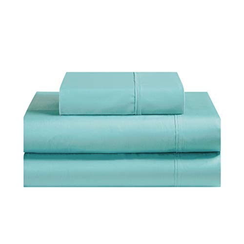 Avanti Linens Fiesta - an American Icon - Twin Size Sheet Set, 3 pc (Flat Sheet, Fitted Sheet and 1 Pillowcase), Turquoise (Model: 55700TSS TUR)