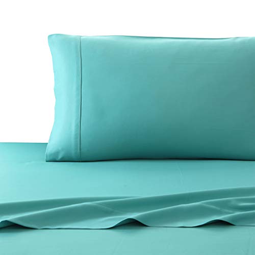 Avanti Linens Fiesta - an American Icon - Twin Size Sheet Set, 3 pc (Flat Sheet, Fitted Sheet and 1 Pillowcase), Turquoise (Model: 55700TSS TUR)