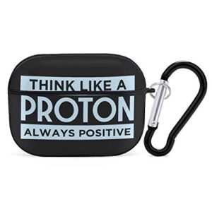 think like proton physics airpods case cover for apple airpods pro cute airpod case for boys girls silicone protective skin airpods accessories with keychain