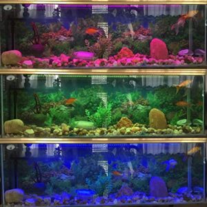 GreenSun LED Aquarium Light, Fish Tank Light with Remote Control, IP68 Submersible Waterproof Strip Bar Light,RGB Color Changing, 3.8 Watts 11inch/28cm