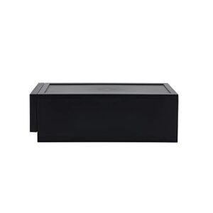 ASTAGE | Storage Drawer, Modular Stackable Drawer, Plastic Storage, Drawer Block | Black Small A