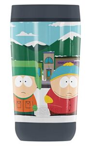 thermos south park cartman, stan, kyle, kenny town pose guardian collection stainless steel travel tumbler, vacuum insulated & double wall, 12 oz.