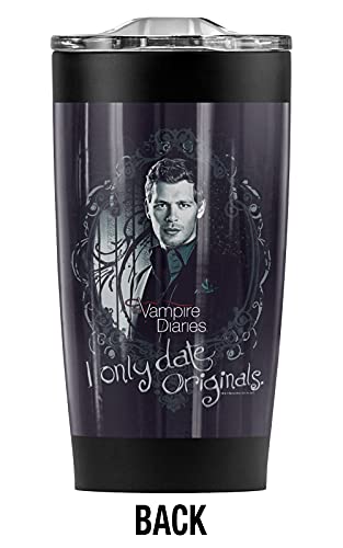 Logovision Vampire Diaries originals Stainless Steel Tumbler 20 oz Coffee Travel Mug/Cup, Vacuum Insulated & Double Wall with Leakproof Sliding Lid | Great for Hot Drinks and Cold Beverages