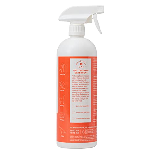 Messy Pet Cat Pet Training Deterrent Spray Bottle, 27.05 fl oz