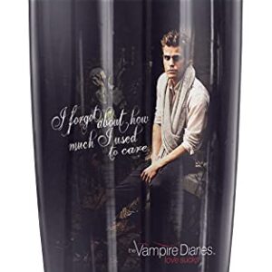 Vampire Diaries Stefan I Used To Care Stainless Steel Tumbler 20 oz Coffee Travel Mug/Cup, Vacuum Insulated & Double Wall with Leakproof Sliding Lid | Great for Hot Drinks and Cold Beverages