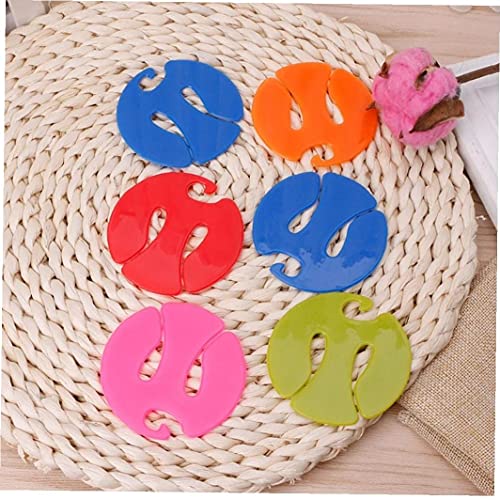 12pcs Sock Clips Colorful Sock Holders Stockings Ring Clip Locks Washing Sorters Organizer Tool for House