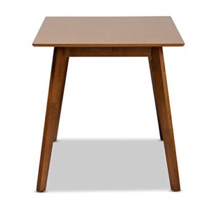 Baxton Studio Maila Dining Tables, Walnut Brown