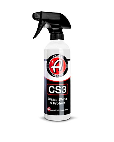 Adam’s CS3 (16oz) - Ceramic Spray Coating That Cleans, Shines & Protects | Top Coat Car Wash Polish & Paint Protectant Stronger Than Car Wax | RV Boat Motorcycle Car Detailing Waterless Wash Cleaner