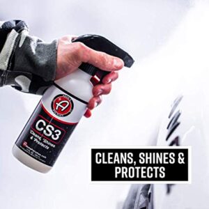 Adam’s CS3 (16oz) - Ceramic Spray Coating That Cleans, Shines & Protects | Top Coat Car Wash Polish & Paint Protectant Stronger Than Car Wax | RV Boat Motorcycle Car Detailing Waterless Wash Cleaner