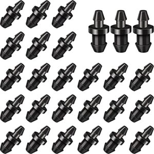 60 pieces drip irrigation 1/4" barbed tubing end plugs,barbed connectors end cap for drip or sprinkler systems